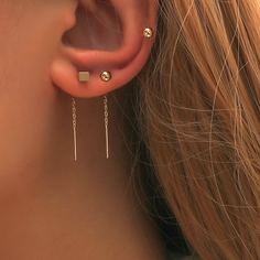 Геометрические серьги 3шт Shein