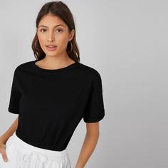 Однотонная футболка Shein