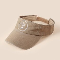 Шапка-козырек с вышивкой дерева Shein