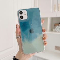 Чехол для iPhone с узором омбре Shein