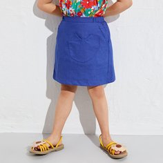 Юбка с карманом для девочек Shein