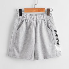 буква Повседневный Шорты для мальчиков Shein