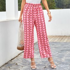 на кулиске Сердечко Бохо Брюки Shein