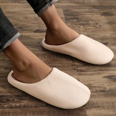 Одноцветный Мужские шлепанцы Shein
