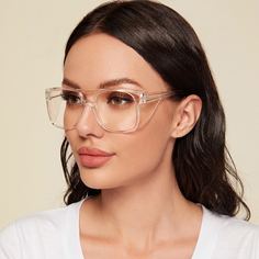 Прозрачные Акриловые Защитные Очки С Плоским Верхом Shein