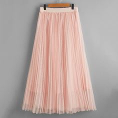 Плиссированная сетчатая юбка Shein
