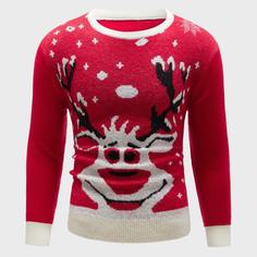 Свитер мужской с рождественским узором Shein