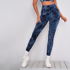 тай дай Повседневный Леггинсы Shein