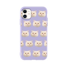 Чехол для iPhone с принтом кошки Shein