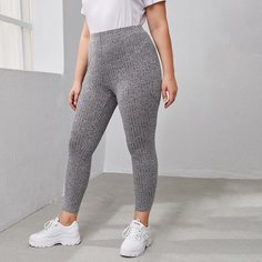 Трикотажные леггинсы размера плюс Shein