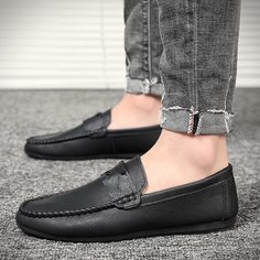 Одноцветный Мужские лоферы Shein