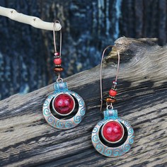 Круглые серьги-подвески в богемском стиле Shein