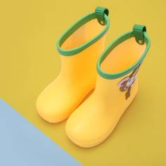 Детская резиновые сапоги с мультипликационным декором Shein