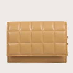 На цепочке стеганая Сумка через плечо Shein