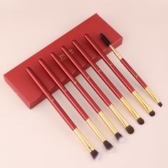 7шт кисть для теней Shein