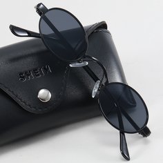 Круглый Мужские солнечные очки Shein