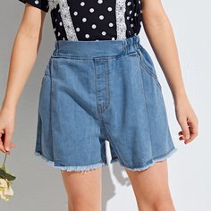Джинсовые шорты для девочек Shein
