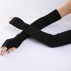 Длинные перчатки без пальцев Shein