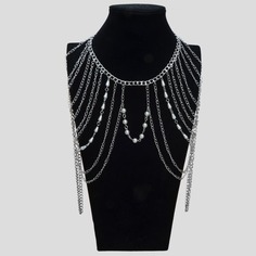 Цепочка для тела с искусственным жемчугом Shein