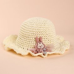 Соломенная шляпа с животным для девочек Shein