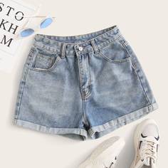 Модные джинсовые шорты Shein