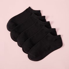 5 пар однотонные носки Shein