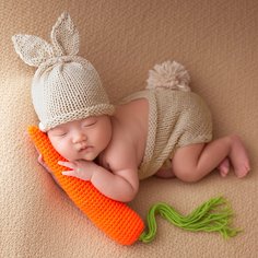 Помпон Одноцветный милый Костюмы для фотографии новорожденных Shein
