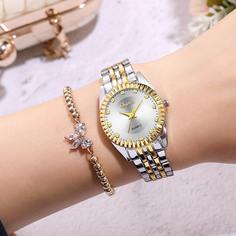 1шт кварцевые наручные часы и 1шт браслет Shein