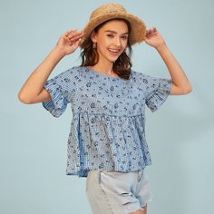 Клетка Бохо Блузы Shein