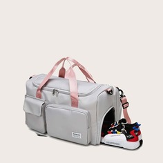 Сумка для багажа большой емкости с карманом Shein