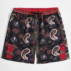 на кулиске Пейсли Бохо Мужские шорты Shein