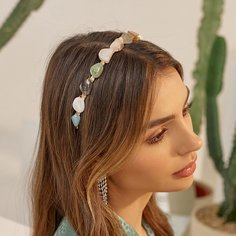 Повязка на голову с декором из смолы Shein