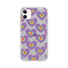 Чехол для iPhone с принтом сердечка Shein