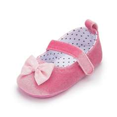 Балетки с бантом на липучке для девочек Shein