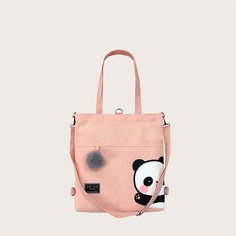Сумка-тоут с помпоном для девочек Shein