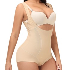 Однотонное корректирующее боди Shein