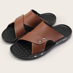 с разрезом Одноцветный Мужские Вьетнамки и тапочки Shein