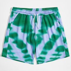 на кулиске тай дай Бохо Мужские шорты Shein