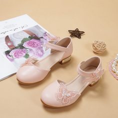 Балетки с бабочкой для девочек Shein