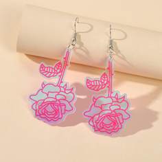 Серьги в форме цветка Shein