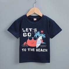 Тропический Повседневный Футболки для маленьких мальчиков Shein