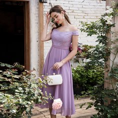 на молнии Одноцветный Элегантный Платье Shein