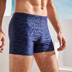 Мужские плавки с графическим узором Shein