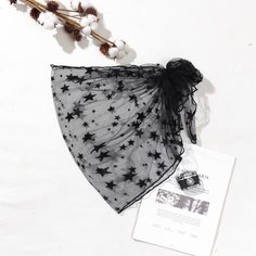 Сетчатая юбка с узлом и принтом звезды Shein