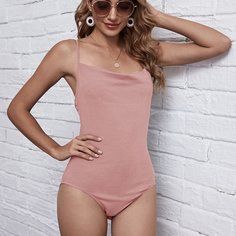 Однотонное боди Shein