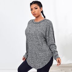 Спортивные топы размера плюс Shein