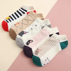 5 пар носки в полоску Shein