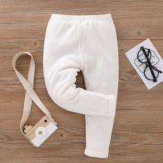 Леггинсы в рубчик для девочек Shein