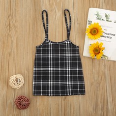 Юбка в клетку для девочек Shein