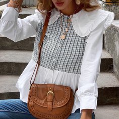 Блузка в клетку Shein